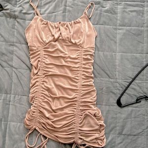 Beige Party Dress